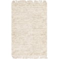 thumbnail image 1 of Unique Loom Hygge Shag Plush & Cozy Area Rug 4' x 6' Rectangle Ivory/Tan, 1 of 2