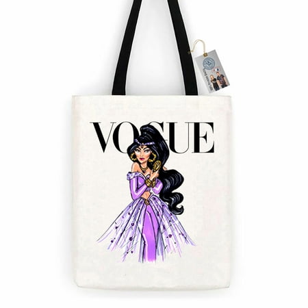 Vogue Princess Shirt Jazmin Cotton Canvas Tote Bag Carry All Day