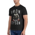 thumbnail image 4 of Mike Tshirt Ty-Son Men's T-Shirt Short Sleeve Crewneck Shirts Pure Cotton Casual Tees Novelty Shirts Black, 4 of 7
