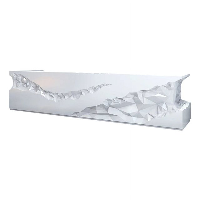Lacquer Company Creative Simplicity Modern Office Front Desk Reception Desk Service Cashier Beauty Salon My Lux Decor Round