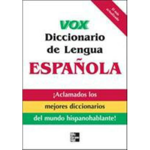 Pre-Owned Vox Diccionario de Lengua Española (Paperback) 0071549838 9780071549837