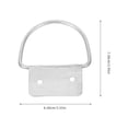 thumbnail image 2 of unbranded 10Ud Asa Para Cubo De Basura En Hierro Plateado Resistente Para Uso Exterior, 2 of 8