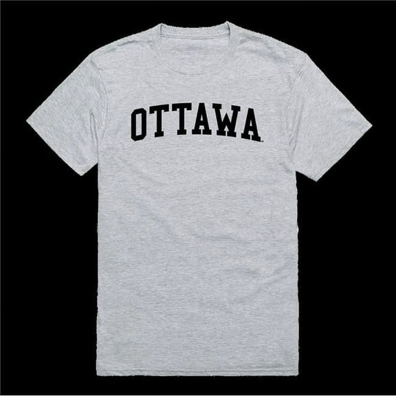 W Republic 500-253-HGY-02 University of Ottawa Braves Game Day T-Shirt, Heather Grey - Medium