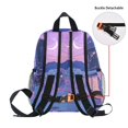thumbnail image 5 of FORMRS School Backpack with Front Zippered Pocket 12" Student Travel Daypack, Cat Walking in Street, 5 of 6
