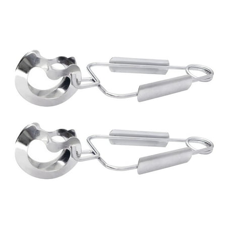 

2pcs Stainless Steel Snail Tongs Spring Seafood Tong Food Serving Clamp Kitchen Utensil for Restaurant Hotel