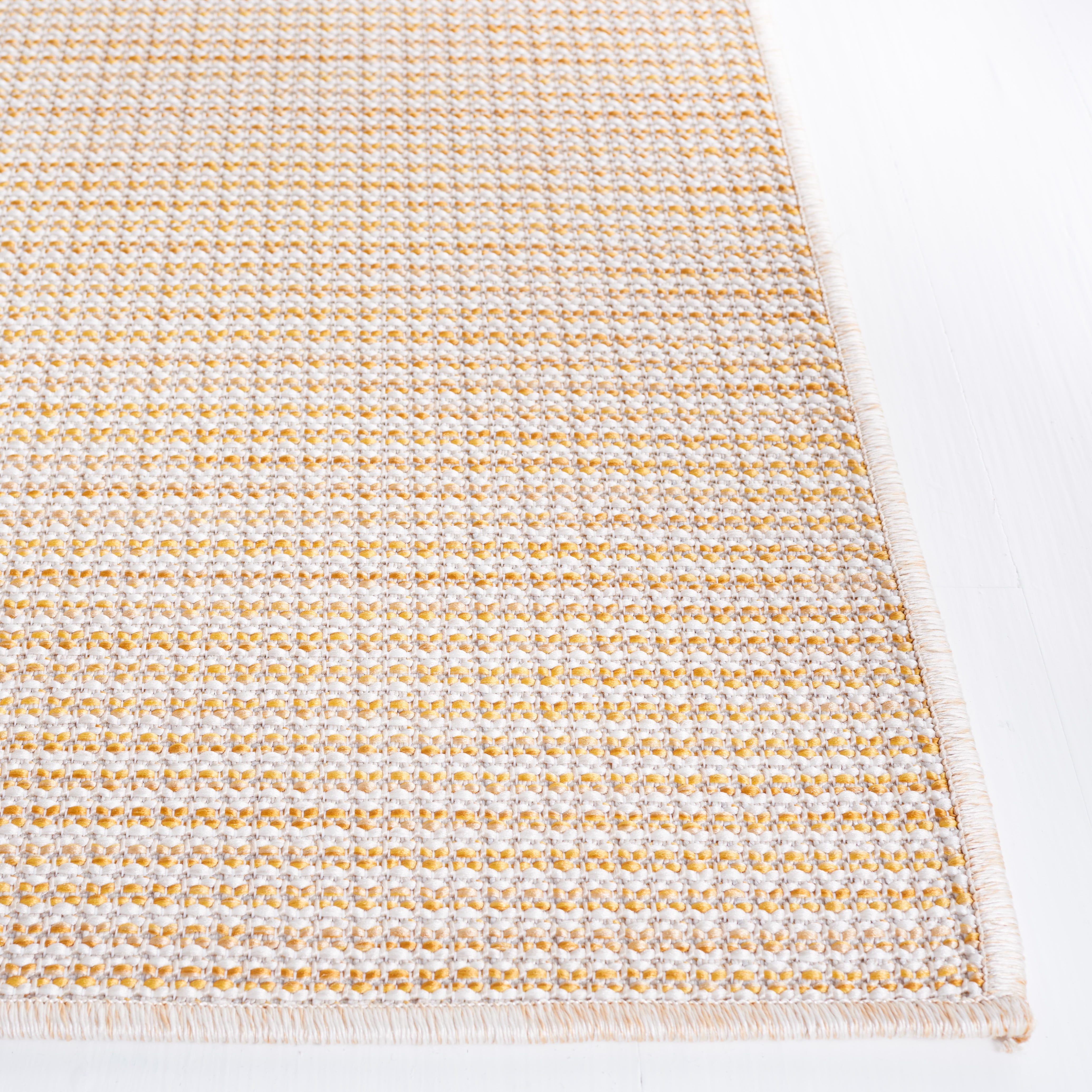 SAFAVIEH Martha Stewart Hampton Solid Indoor/Outdoor Area Rug, Yellow, 8' x 10'