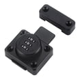 thumbnail image 3 of Cerradura de contraseña mecánica para gabinete, cerradura de contraseña con tornillos, cerradura de puerta corrediza para negro, 3 of 9