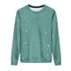 thumbnail image 4 of Heisall Womens Sweatshirts Long Sleeve Round Neck Loose Casual Sporty Lightweight Shiny Print Spring Autumn 2025 New Arrival Fashionable, 4 of 8
