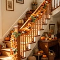 thumbnail image 6 of EWASWON Artificial Fall Maple Leaf Garland 78.7 Inch Hanging Vine Thanksgiving Autumn Decor for Mantel Fireplace Home Wedding Party, 6 of 6