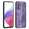 thumbnail image 1 of SaniMore for Samsung Gaxaly A33 5G 6.4" Ultra-Thin Embossing Case, Rugged PC Back & TPU Bumpers Anti-Fingerprint Heavy Duty Full Body Protective Case for Samsung A33 5G Women Men, Purple, 1 of 1