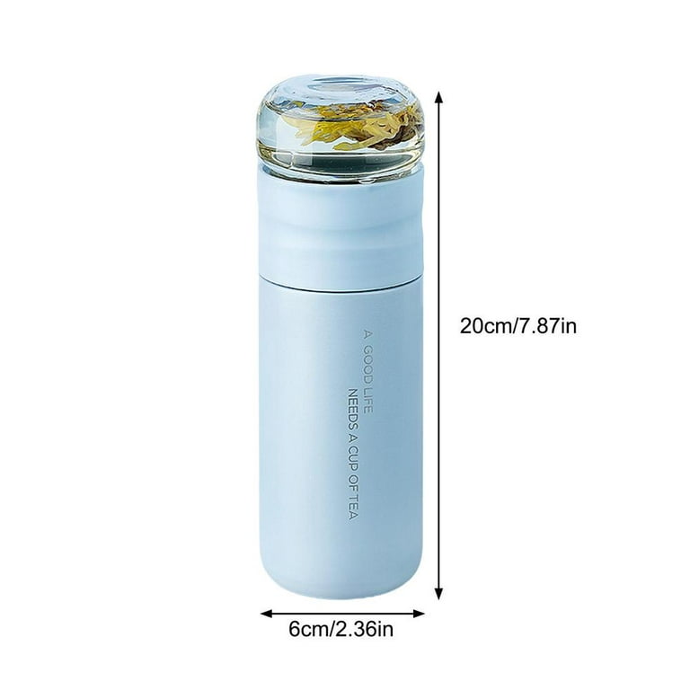 Tea Infuser Vacuum Flask 300ml Insulated Cup 316 Stainless Steel