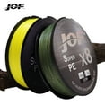thumbnail image 2 of Braid PE Fishing Line, Super Strong 8 Strands Multifilament Fishing String High Strength Line For Luring Fishing Saltwate Hi-Vis Green X8 150M 50LB 0.32MM, 2 of 6