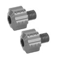 thumbnail image 1 of Motorcycle Rearview Mirror Adapter Bolts, 2Pcs Aluminum Alloy 8mm Thread Height Adjustment Screw Handlebars Mirror Fitting for Motorcycles, 1 of 7