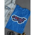 thumbnail image 3 of Emoji Graffiti Plaid - Red Urban Street Art Design Women's T-shirt, 3 of 4