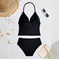 thumbnail image 7 of LILIYA Girls Swimsuit Size 8 Slim Fit Hawaiian Little Girls' Swimwear Lightweight Two Piece Bikini Sets Out Top High Waist Hipster Swimsuit, 7 of 7
