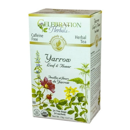 Celebration Herbals thé Yarrow feuilles et fleurs bio sans caféine Sacs 24 thé