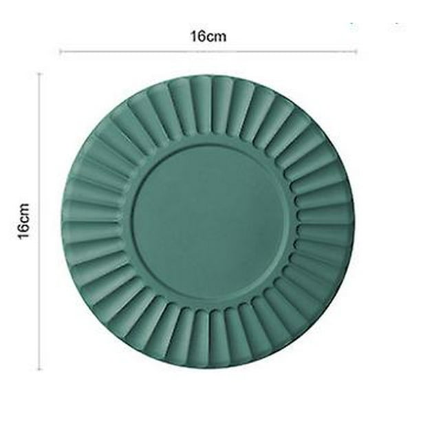 Posavasos antideslizantes de 6,5 ", 2 posavasos de silicona para mesa de café, aislamiento térmico, rebanada única colorida, posavasos para mesa de café, mesa de madera LingWen 9024735524977