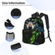 thumbnail image 3 of Disketp Realistic Style Wolf Warrior Mochila Ligera Clásica con Múltiples Bolsillos, Mochila Casual para Hombre y Mujer, Ideal para Escuela, Trabajo y Viajes, 3 of 6