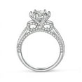 thumbnail image 4 of Bow Jewel Brilliant 1.57 Ct Round Cut Diamond Ring - Bow Tie Diamond Ring - 14K White Gold Plated Wedding Ring - Special Occasion Diamond Ring Women's - Latest Engagement Anniversary Ring, 4 of 7