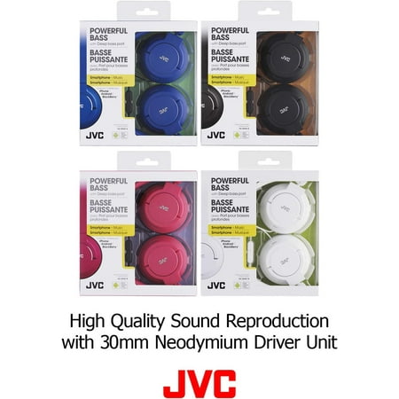 JVC - Wired Over-the-head Headset - Black