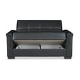 thumbnail image 6 of Ottomanson Origins Pro Sleeper Loveseat, Black Leatherette, 6 of 10