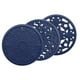thumbnail image 1 of Juego de 3 vajillas redondas multifuncionales de silicona para encimera de cocina Azul, 1 of 9