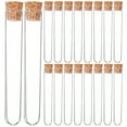 thumbnail image 1 of EeaseCA 30PCS Clear Test Tubes with Cork Stoppers Plastic Test Bottle Storage Bottle for Scientific Experiments ( Plastic Test Tube), 1 of 9
