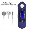 thumbnail image 3 of Reproductor MP3 con Auricular 8GB, Reproductor de MúSica MP3 USB PortáTil con Pantalla LCD Radio FM para Caminar Correr (Azul), 3 of 5