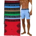 thumbnail image 7 of ToBeInStyle Men's Pack of 6 Seamless Boxer Briefs in Solid and Stripe Designs, 7 of 7