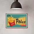 thumbnail image 6 of French Fries Tin Sign Metal Food Sign Vintage Funny Sign for Home Coffee Restaurant Bar Sign 12 x 8 Inch Colorful, 6 of 7
