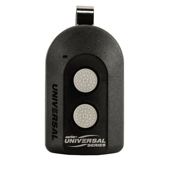 Genie ACSCTG-UNIV2 Universal Garage Door Opener Remote - 2-Button Garage Door Remote, Black