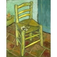 thumbnail image 2 of Vintage Apple Collection 12x14 White Modern Wood Framed Museum Art Print Titled - Van Gogh-Vincents Chair with His Pipe, 2 of 4