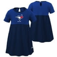 thumbnail image 1 of Toddler Toronto Blue Jays Girls 7th Inning Twirl Dress - Size 3T, 1 of 4