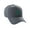 Charcoal, variant on Structured Baseball Hat Cap Curved Visor Old English Font Alphabet A to Z, White Hat Green D