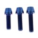 thumbnail image 4 of Paquete de 2 tornillos de cabeza cónica de aleación de M5x16 / 18 / M5x20 azul Sunnimix Tornillo de perno de bicicleta, 4 of 7