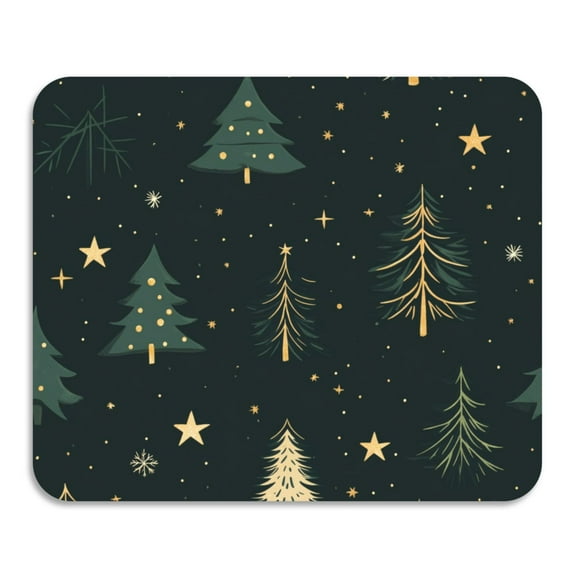 Christmas Snow Trees Dish Drying Mat Water Absorbent Non Slip Heat Resistant Dish Drainer Rack Mats for Kitchen