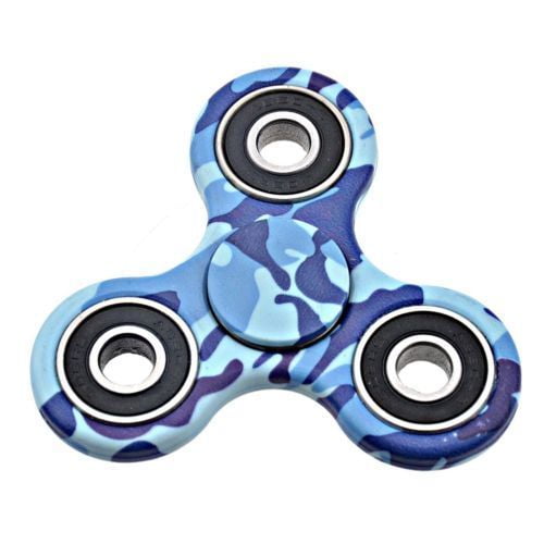 Camouflage Hand Spinner Fidget Finger Ball Bearing ADHD Autism Spin Toy 