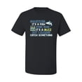 thumbnail image 2 of Wild Bobby, Sometimes It's A Fish Other Times It's A Buzz, Fishing, Men Graphic Tee, Black, Medium, 2 of 4