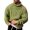 Green, variant on Warm Cardigan Sweaters Male Autumn And Winter Simple Slim Sweater Solid Color Pattern Slim Long Sleeved Turtleneck Sweater Lined With Jacket(Gray)