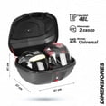 thumbnail image 2 of Caja porta equipaje para moto 48L negra base plastico Kinlley Kinlley 48L, 2 of 7