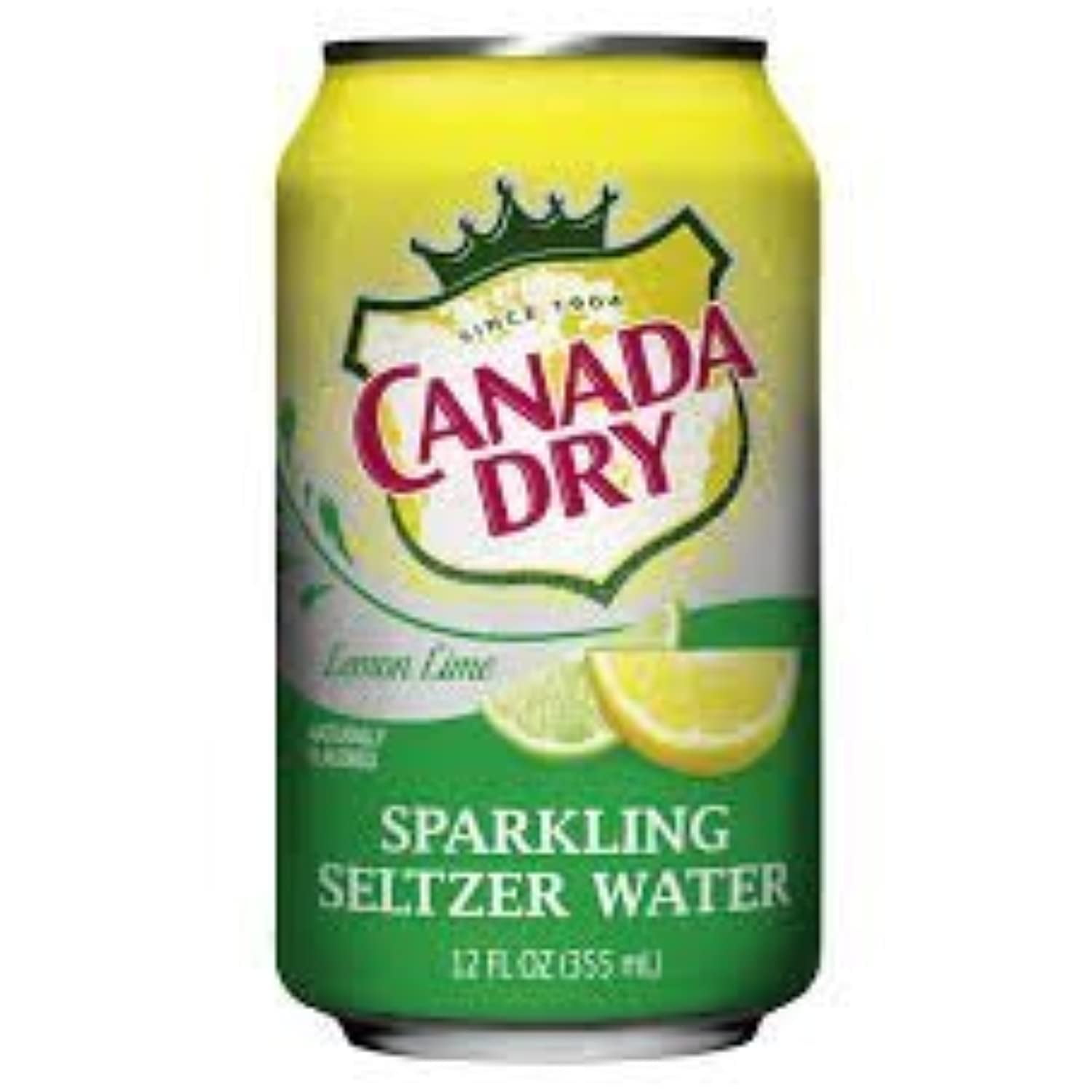 Canada Dry Sparkling Lemon Lime Flavored Seltzer Water 12Oz Can (Pack