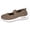 Brown, variant on Women's Orthopedic Shoes Wide Width Mesh Knit Walking Shoes Comfortable Non Slip Lightweight Sneakers Beige Size 8