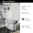 thumbnail image 3 of American Standard Cadet Pressure-Assisted 2Piece Porcelain enamel Elongated Toilet (White) No Seat, 3 of 8