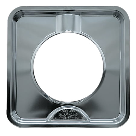 Range Kleen SGP-400 Chrome Square Range Pan / Yellow Label / Style I (4-PACK)