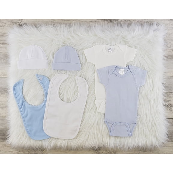 Bambini 6 Pc Layette Baby Clothes Set