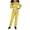 Yellow, variant on ZHOUCHANKIDS Glossy Winter Hooded Jumpsuits Park Padded Warm Sashes Ski Suit Straight Zipper Women Casual Tracksuits Yellow XL
