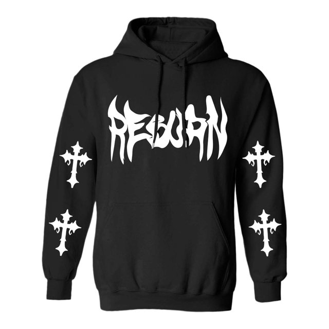 MHFRRA Sudadera con Capucha Estampada, Suave, Estilo Informal, Cómoda y Moderna para Uso Diario Negro