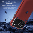 thumbnail image 3 of Entronix Case Compatible with iPhone 17 Pro Max - Anti-Slip Rugged Shockproof Cover, 3 of 5