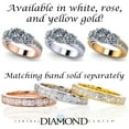 thumbnail image 6 of Central Diamond Center Lucita Style CZ 3 Stone Ring 2.50ctw - 10k White Gold - Size 7.5, 6 of 7