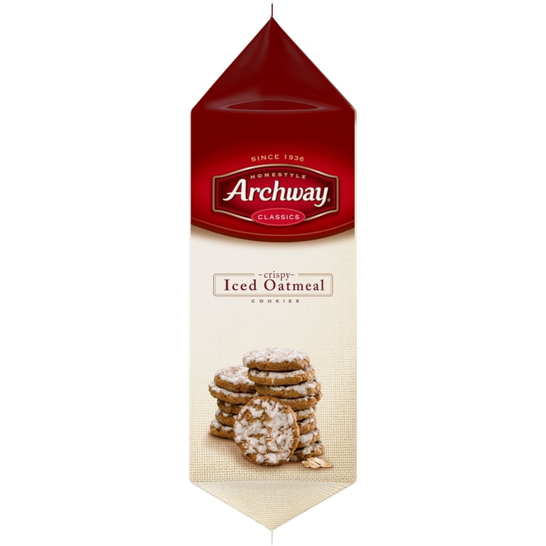 Archway, Cookies, Crispy Iced Oatmeal Cookies, 12 oz - Walmart.com